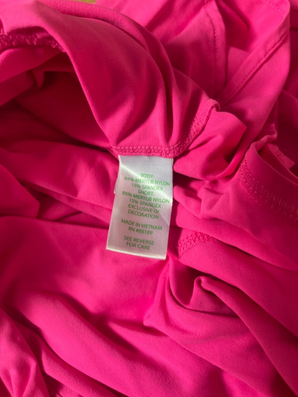 Lilly Pulitzer luxletic Fern Ruffle Skort in Pink Grenadine Size Small - Picture 10 of 10
